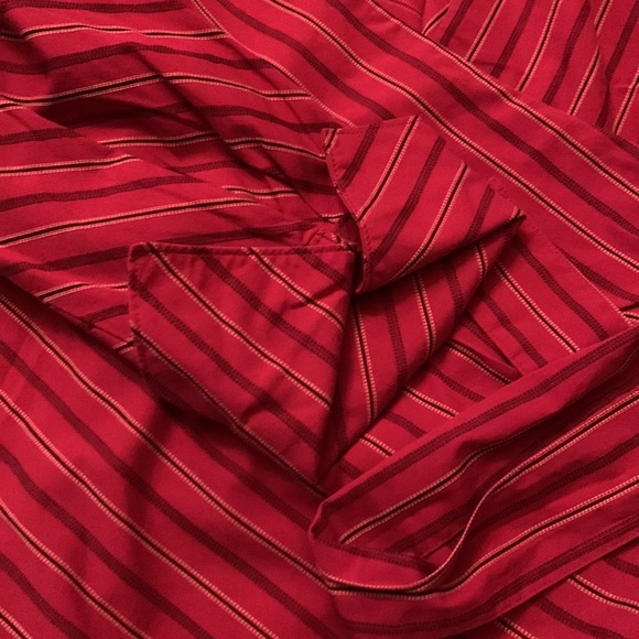 Women’s Striped Collar Dress Top - Picture 8 of 10